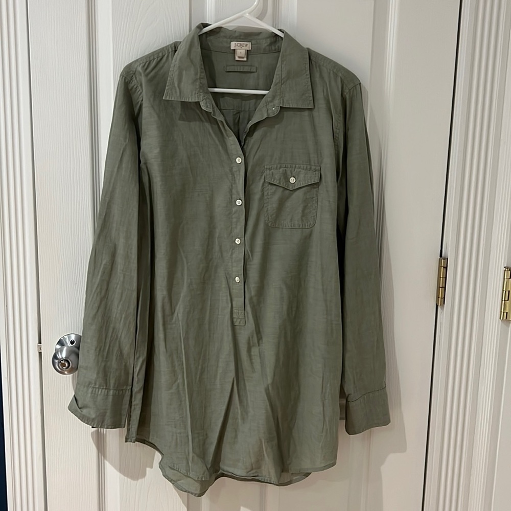 Jcrew Factory Half Placket Tunic